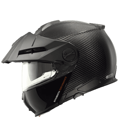 Schuberth E2 Carbon adventure kask, parlak karbon