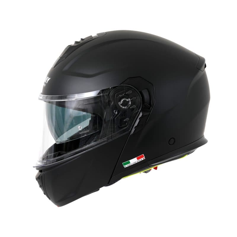 Sway SW 917 çene açılır kask, mat siyah