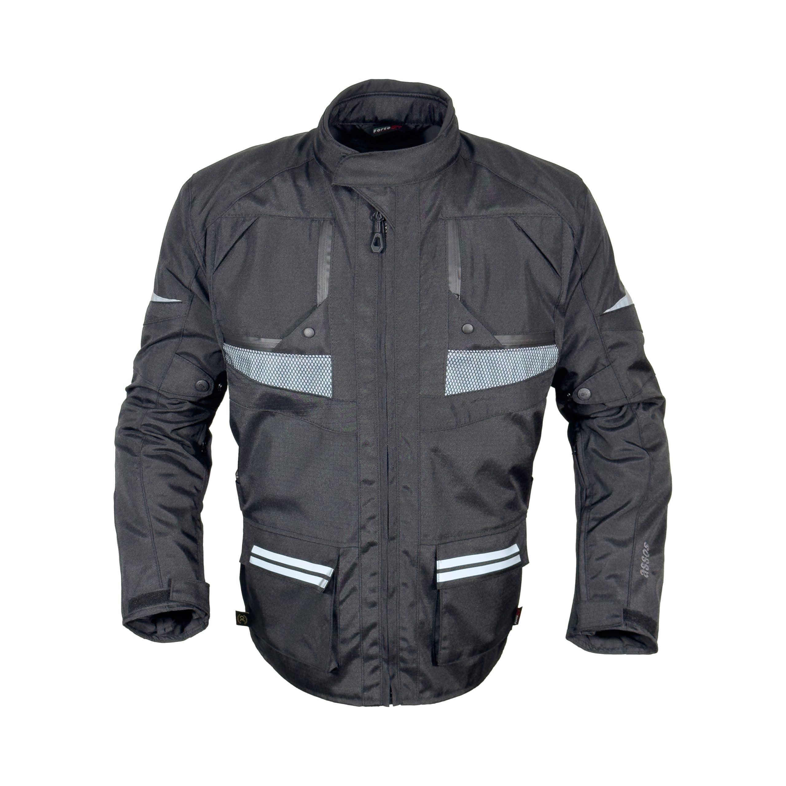 Forte GT Assos Adventure motosiklet montu, siyah, önden görünüm