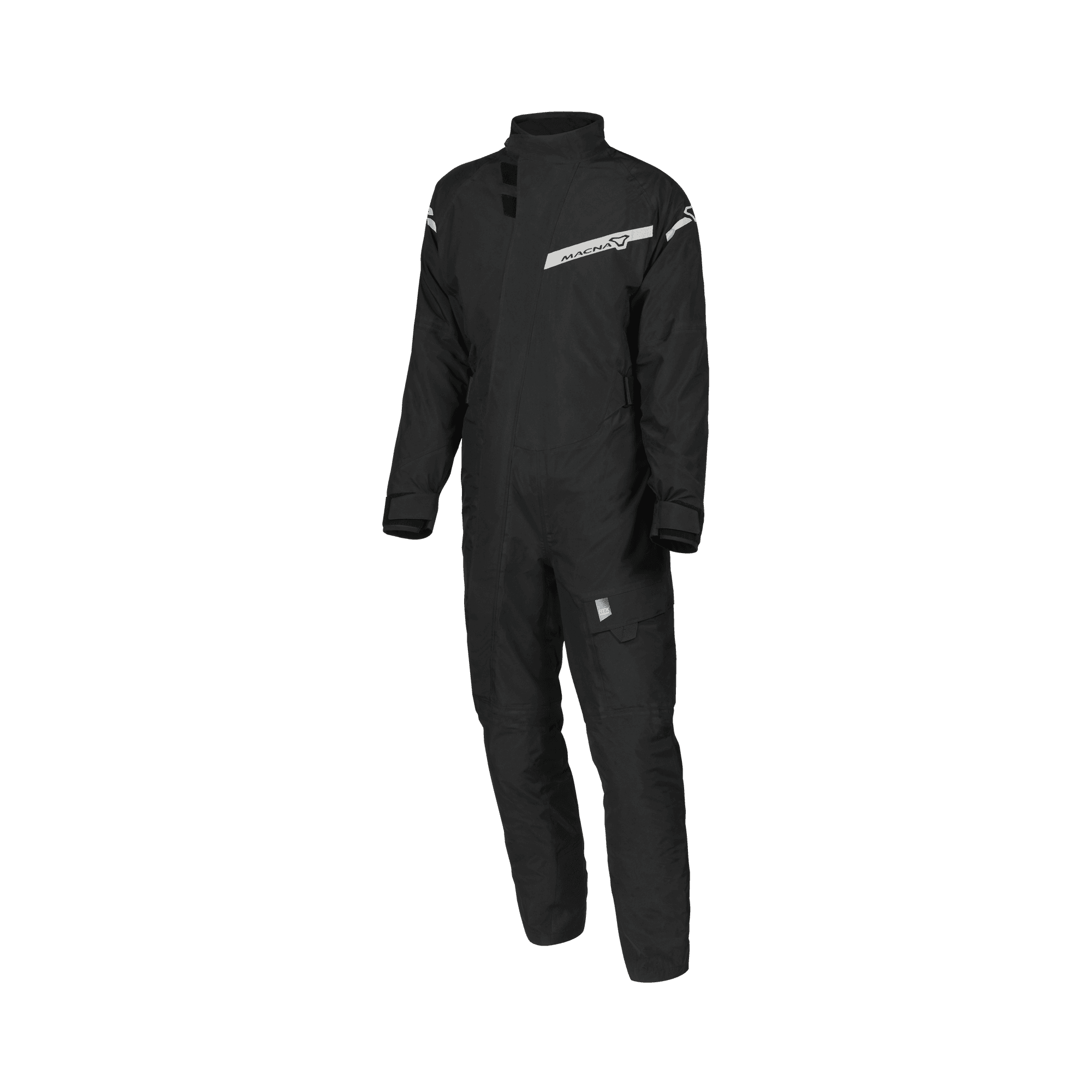 Macna Hydra 3.0 siyah tek parça yağmur tulumu