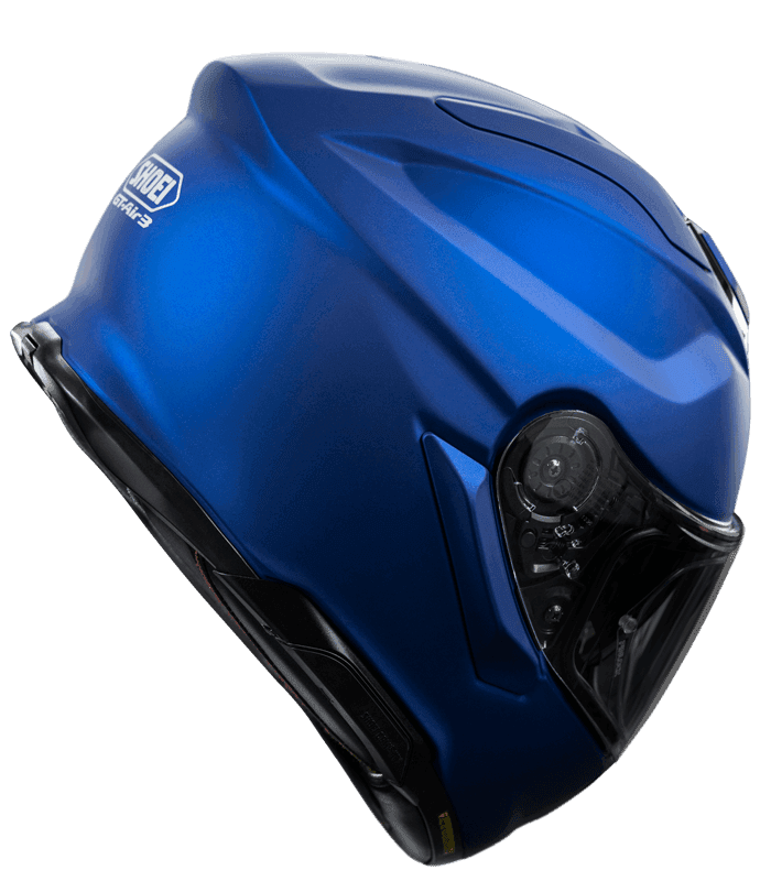 Shoei GT-Air 3 kapalı kask, arka çapraz görünüm
