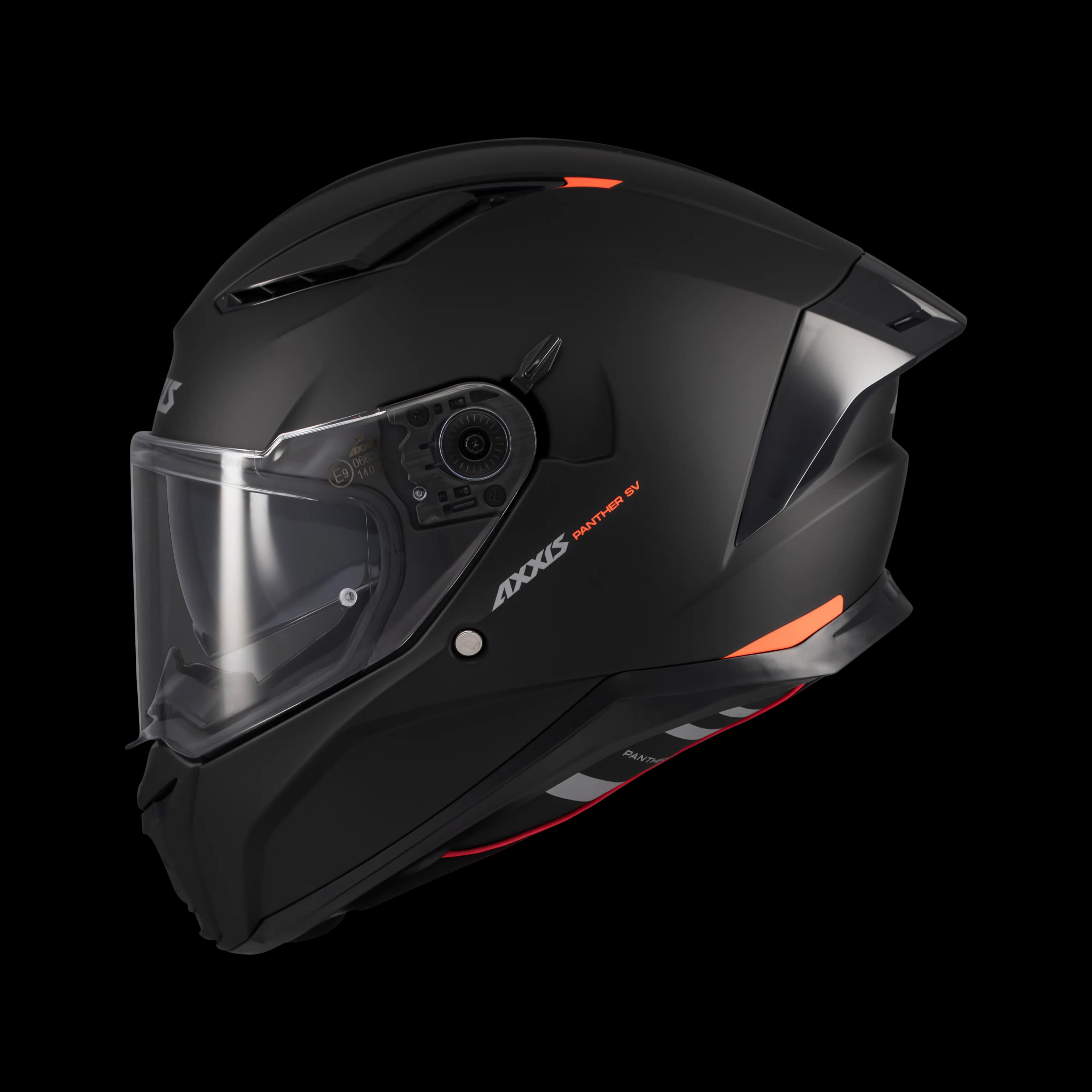 Axxis Panther SV kapalı kask, mat siyah