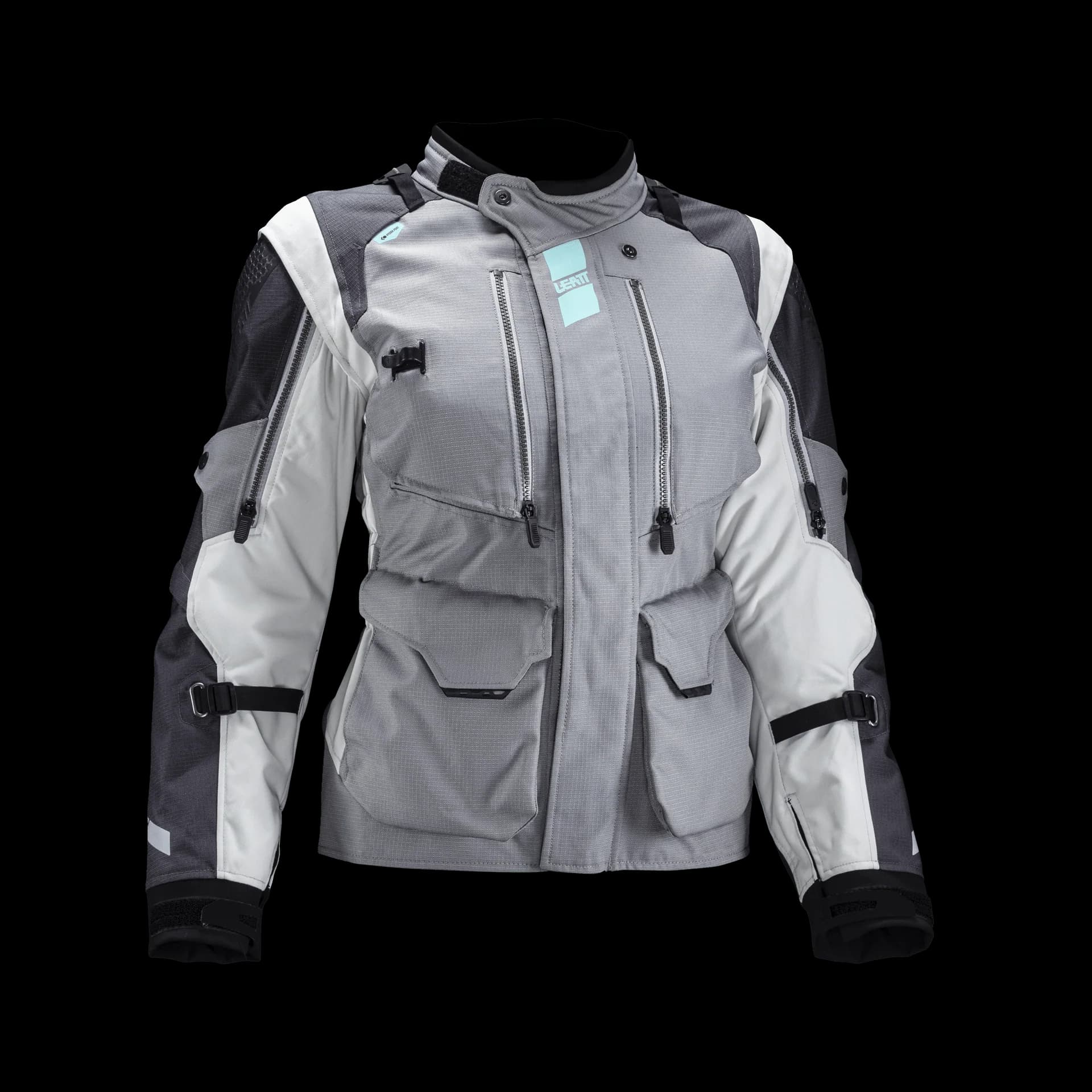 Leatt ADV MultiTour 5.5 kadın adventure mont, gri (Iron), önden görünüm