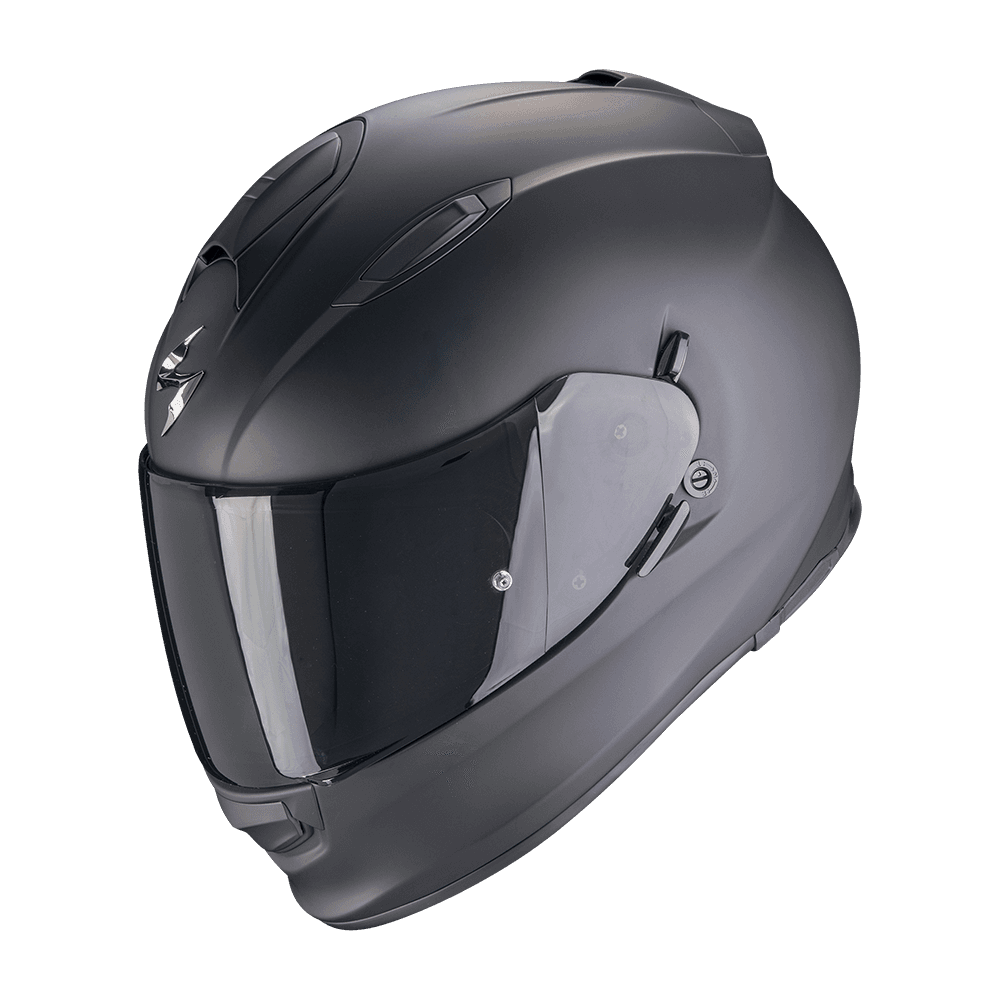 Scorpion EXO-491 kapalı kask, mat siyah, yandan görünüm