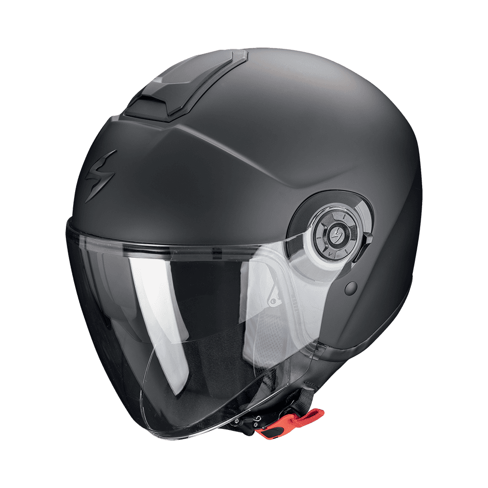 Scorpion EXO-City II açık kask, mat siyah, yandan görünüm