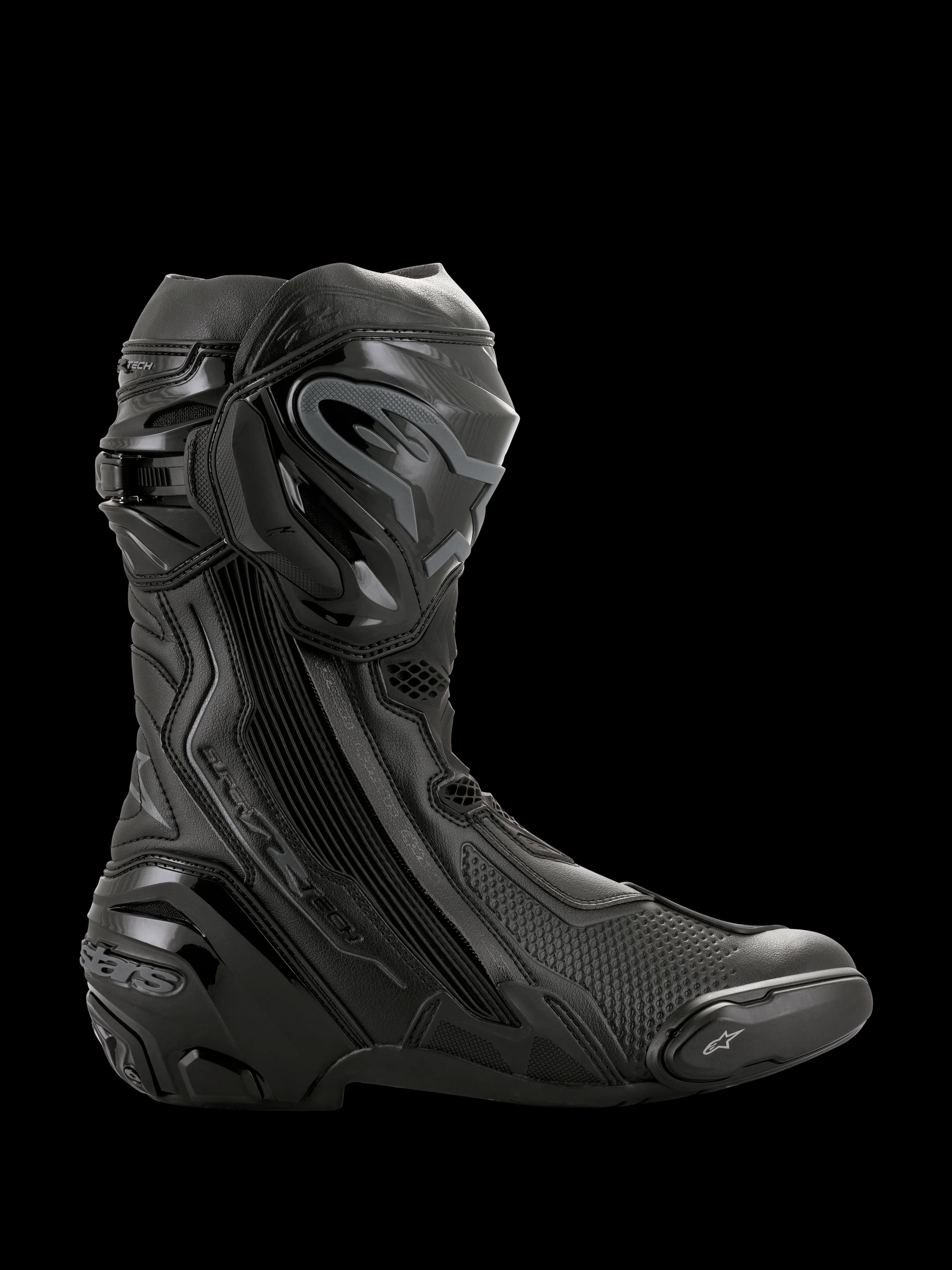 Alpinestars Supertech R motosiklet botu, yandan görünüm