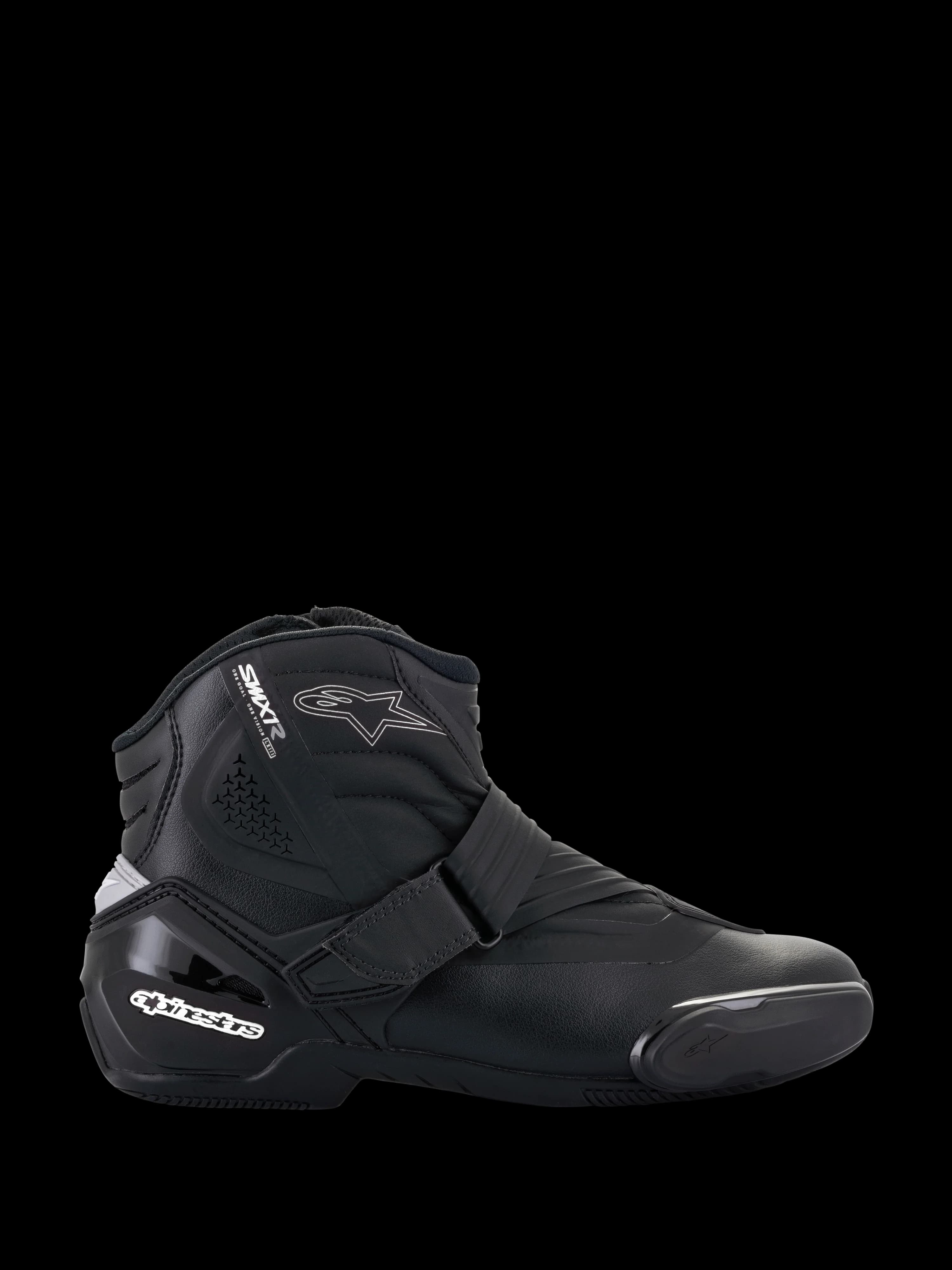 Alpinestars Stella SMX-1 R v2 kadın sürüş ayakkabısı, siyah, yandan görünüm