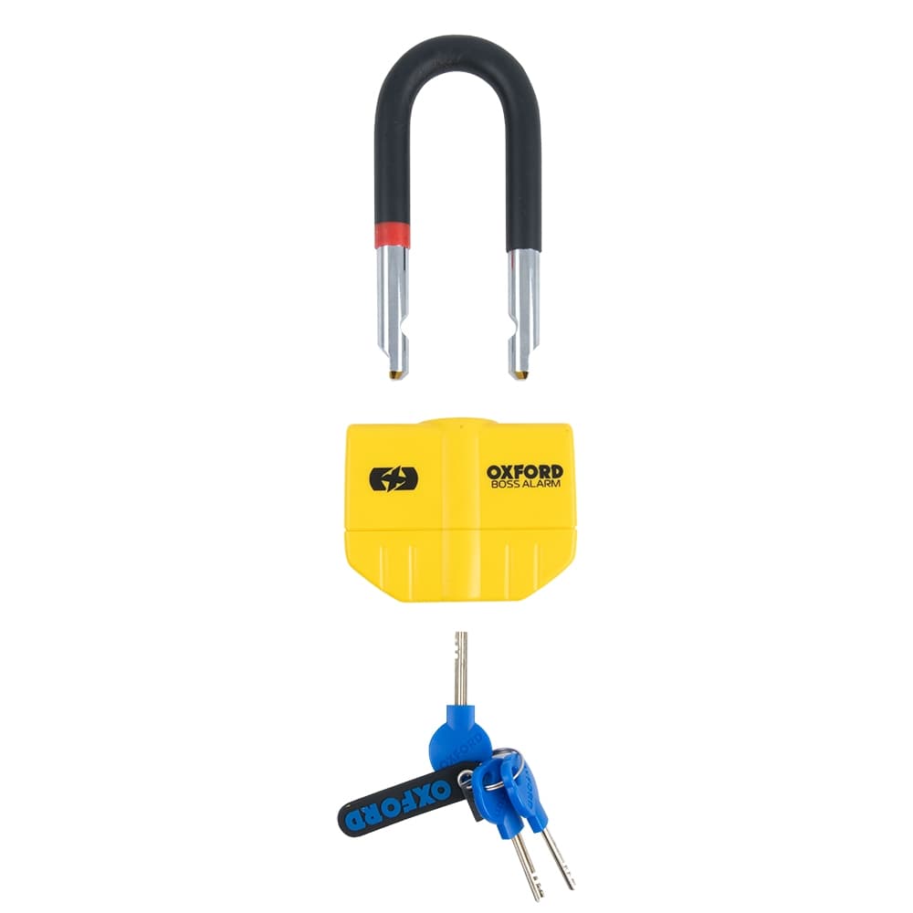 Oxford Boss Alarm 14 mm sarı disk kilidi