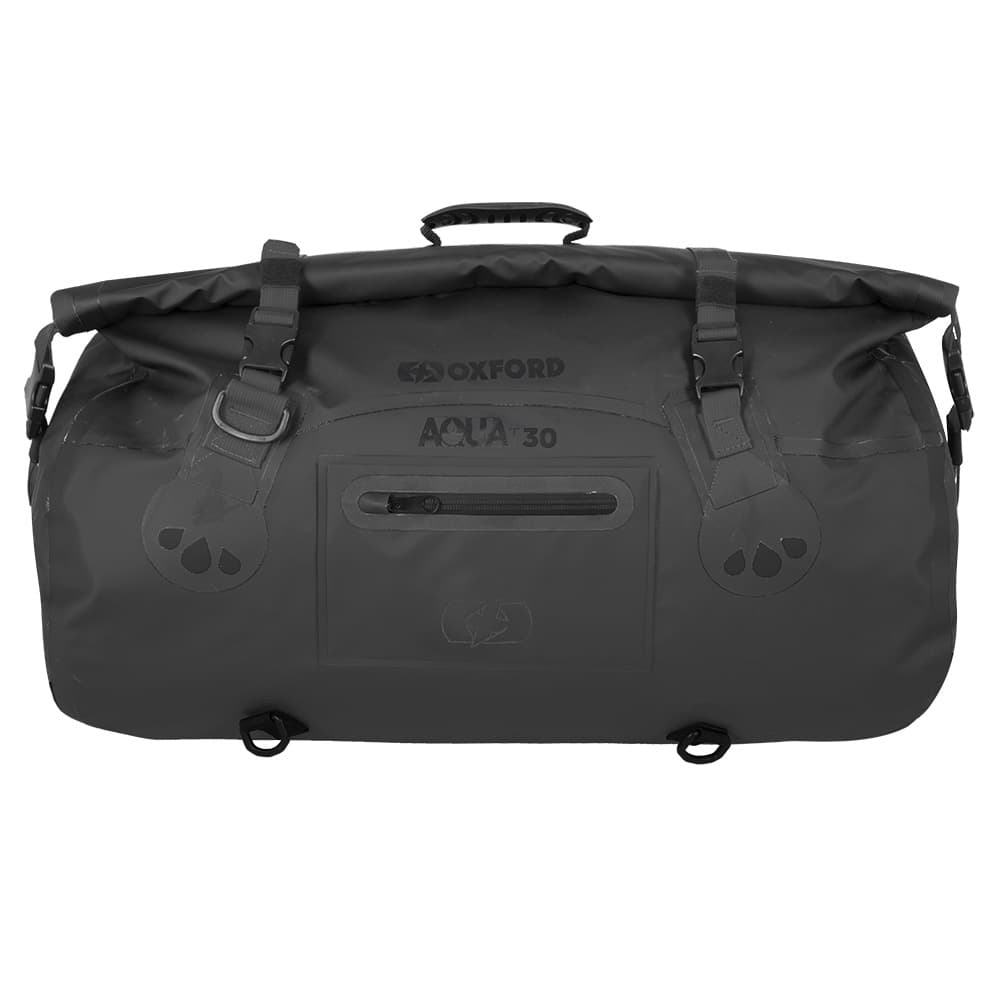 Oxford Aqua T-30 su geçirmez rulo çanta, siyah