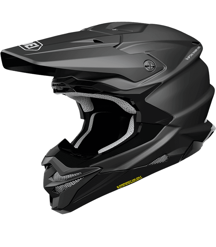 Shoei VFX-WR 06 cross kask, yandan görünüm