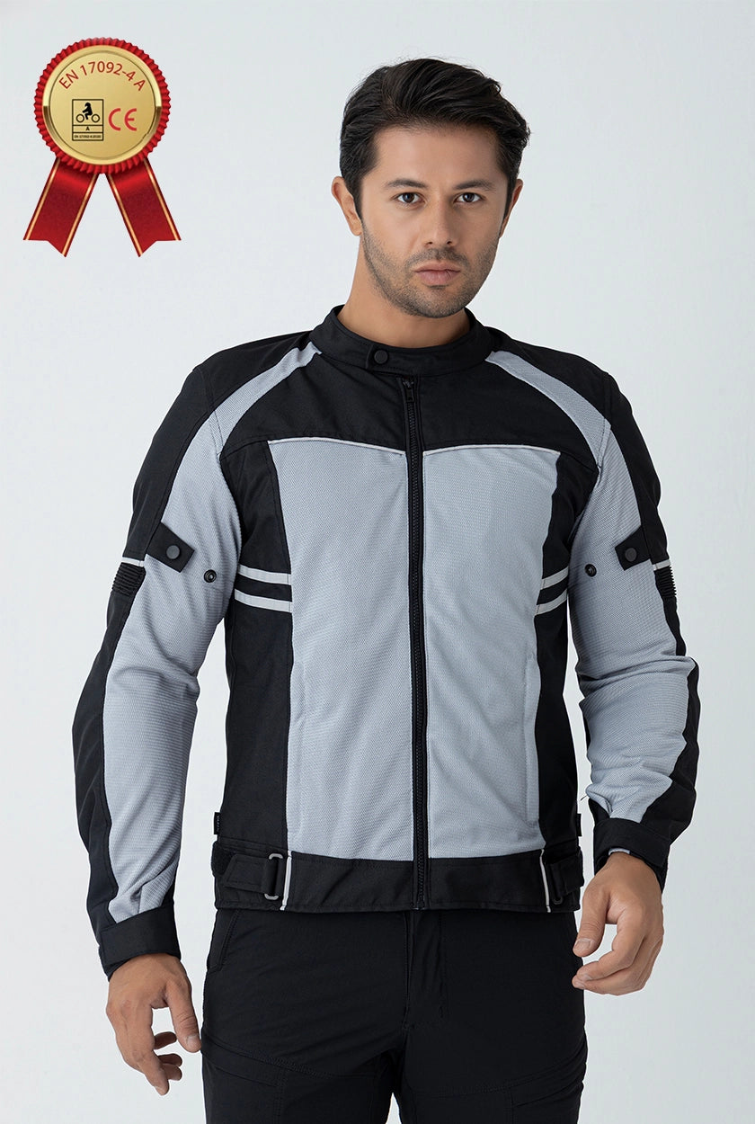 Ce Belgeli Korumalı Yazlık Motorcu Mont - 3